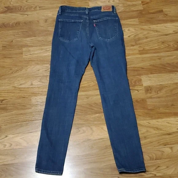 Levi's 721 High Rise Skinny Womens Distressed Jeans Size 28 (Length 30) - Picture 10 of 15